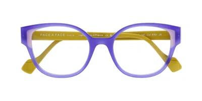 Face À Face Didot 1 8761 Occhiali Da Vista Purple Per Donna (solo Montatura)