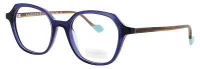 Face À Face Face A Face Djune 2 Acetate Eyeglasses 50-19-140 In Blue