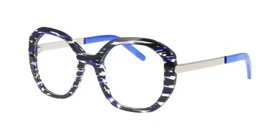 Face À Face Dunes 1 2014 Occhiali Da Vista Blu Per Donna (solo Montatura)