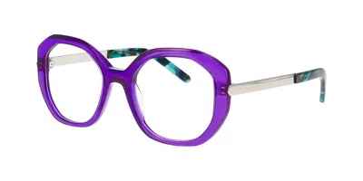Face À Face Dunes 1 2170 Occhiali Da Vista Purple Per Donna (solo Montatura)