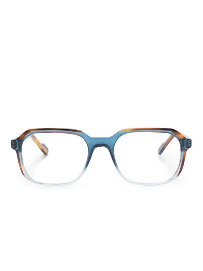 Face À Face Echoes 2 Square-frame Glasses In Brown
