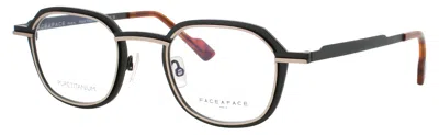 Face À Face Face A Face Eiffel 2 Men's Titanium Eyeglasses 48-24-150 In 0904 - Bright Gold / Demo