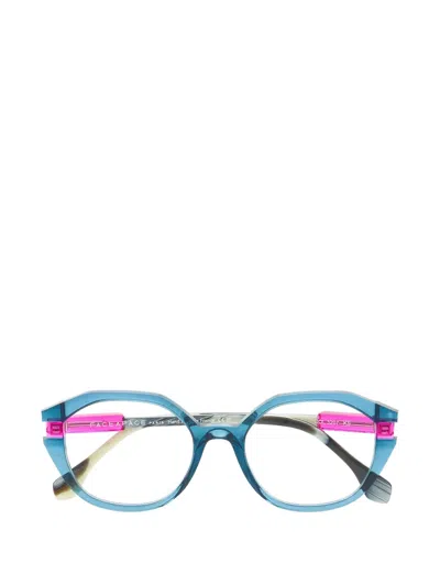 Face À Face Etto 2 Geometric-frame Glasses In Green