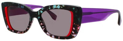 Face À Face Face A Face Face-a-face Ashoka 1 Acetate Sunglasses, 52-17-143 In Black