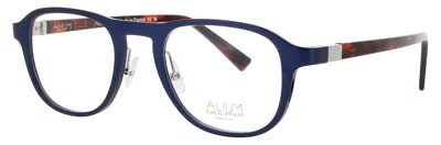 Face À Face Face A Face Face-shaping Metal Eyeglasses Alium Club 2 In Navy-inspired Velvet 50-21-140 In Blue