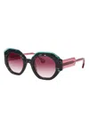 Face À Face Frost 1 Sunglasses In Green