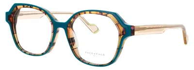Face À Face Face A Face Geometric Acetate Eyeglasses 52mm In Blue