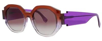 Face À Face Face A Face Geometric Cat-eye Sunglasses 54-19-145 In Multi