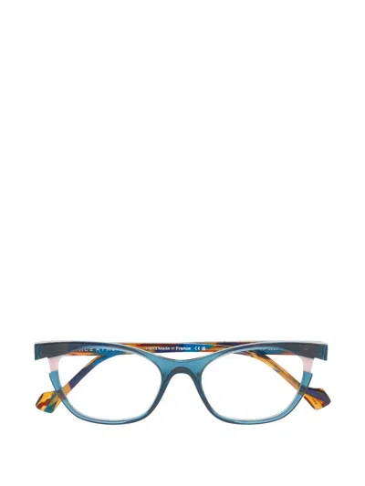 Face À Face Geometric-frame Glasses In White