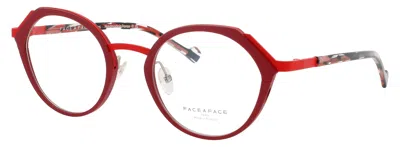 Face À Face Face A Face Geometric Round Metal Eyeglasses 49mm In Brown