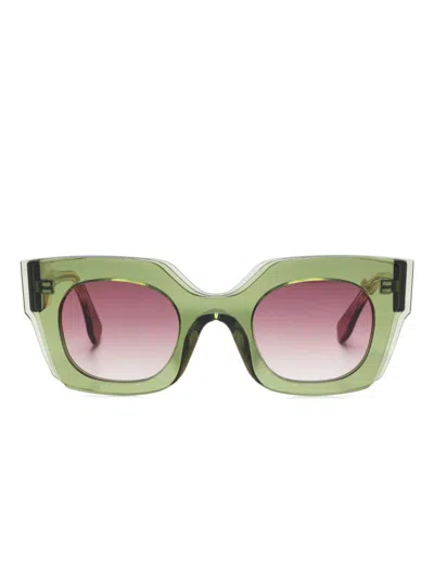 Face À Face Glitch 1 Sunglasses In Orange