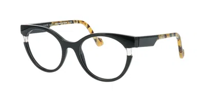 Face À Face Haori 1 100 Occhiali Da Vista Neri Per Donna (solo Montatura) In Black