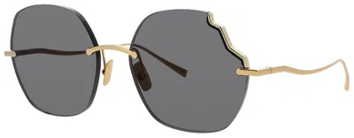 Face À Face Face A Face Imperfect 2 Metal Sunglasses 59-18-145 With Case In Red