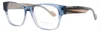 Face À Face Face A Face James 1 Rectangular Eyeglasses 53mm In Blue
