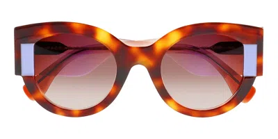 Face À Face Kakemo 1 238 Women's Sunglasses Tortoiseshell Size 49 In Brown