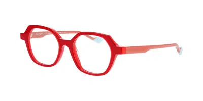 Face À Face Kanji 3 2216 Occhiali Da Vista Rossi Per Donna (solo Montatura)