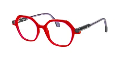 Face À Face Kyoto 2 0656 Occhiali Da Vista Rossi Per Donna (solo Montatura)