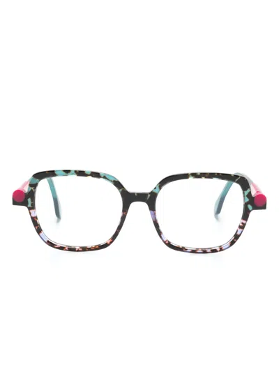 Face À Face Kyoto 3 Square-frame Glasses In Pink