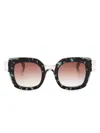 Face À Face Layer 2sunglasses In Brown