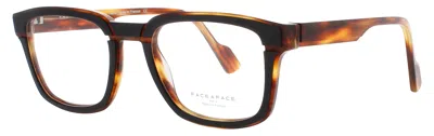 Face À Face Face A Face Men's Acetate Eyeglasses 51-21-150 In 1670 - Black Horn / Brown / Demo