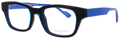 Face À Face Face A Face Men's Acetate Square Eyeglasses 51mm In Red