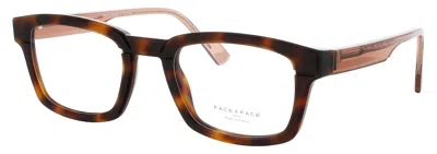 Face À Face Face A Face Men's Rectangular Acetate Eyeglasses 52 In Red