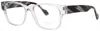 Face À Face Face A Face Men's Rectangular Acetate Eyeglasses 53-17-145 In Multi
