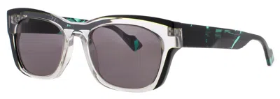 Face À Face Face A Face Men's Rectangular Acetate Sunglasses 53-19-152 In Yellow