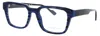 Face À Face Face A Face Men's Rectangular Eyeglasses 53-20-145 In Yellow