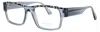 Face À Face Face A Face Men's Rectangular Eyeglasses 54mm In Gray