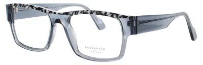 Face À Face Face A Face Men's Rectangular Eyeglasses 54mm In Gray