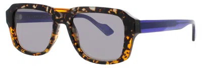 Face À Face Face A Face Men's Square Acetate Sunglasses 55-19-152 In Blue