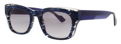 Face À Face Face A Face Men's Square Sunglasses 53-19-152 In 8623 - Blue Storm / Grey Tint