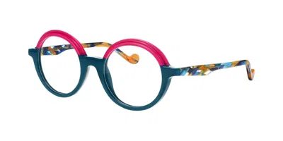 Face À Face Nijji 2 4026 Occhiali Da Vista Verdi Per Donna (solo Montatura)