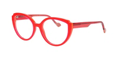 Face À Face Nooks 2 0656 Occhiali Da Vista Rossi Per Donna (solo Montatura)