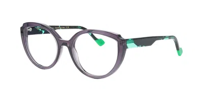 Face À Face Nooks 2 203 Occhiali Da Vista Purple Per Donna (solo Montatura) In Black