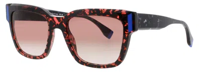 Face À Face Face A Face Oversized Square Acetate Sunglasses 55-19-141 In Brown