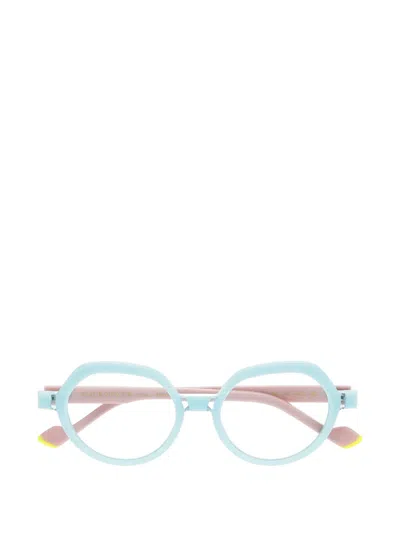 Face À Face Phoebe 1 Geometric-frame Glasses In Blue