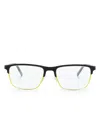Face À Face Scott 5 Rectangle-frame Glasses In Black