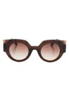 Face À Face Screen 1 Sunglasses In Black