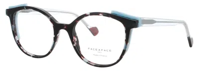 Face À Face Face A Face Shift 1 Acetate Eyeglasses 49-18-140 In White