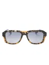 Face À Face Shiro 2 Square-frame Sunglasses In Brown