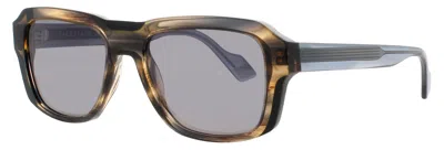 Face À Face Face A Face Square Acetate Sunglasses 55-19-152 In Brown