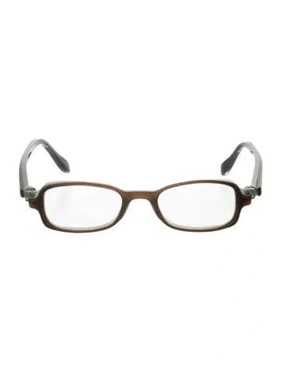 Pre-owned Face À Face Square Eyeglasses In Multi