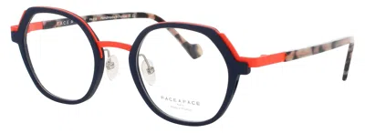 Face À Face Face A Face Square Metal Eyeglasses 46-22-134 In Black