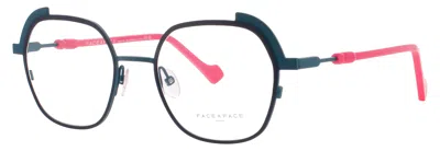 Face À Face Face A Face Square Metal Eyeglasses 49-20-144 In Transparent