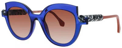 Pre-owned Face À Face Sunglasses Blue Sotsas-1-1682b