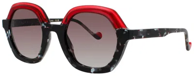 Pre-owned Face À Face Sunglasses Red Novva-1-1883
