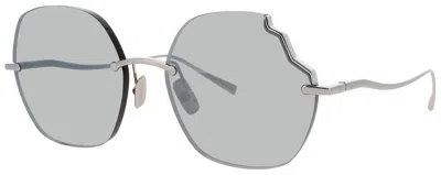 Pre-owned Face À Face Sunglasses Silver Imperfect-2-193l