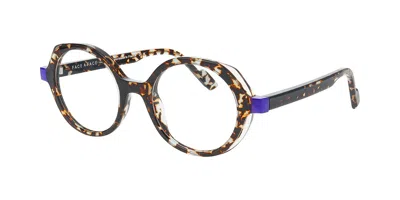 Face À Face Tinge 1 1009 Occhiali Da Vista Tartarugatishell Per Donna (solo Montatura) In Brown